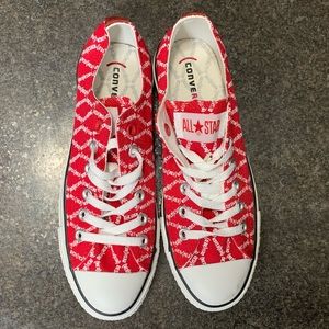 Converse Product Red (RED) White Words Never Worn